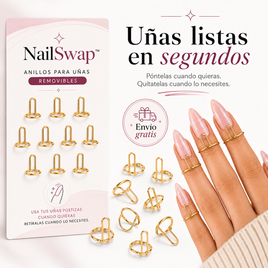 NailSwap™ Anillos Removibles para Press-On Nails